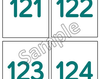 Number Flash Cards 101-200: Printable Learning for Toddlers