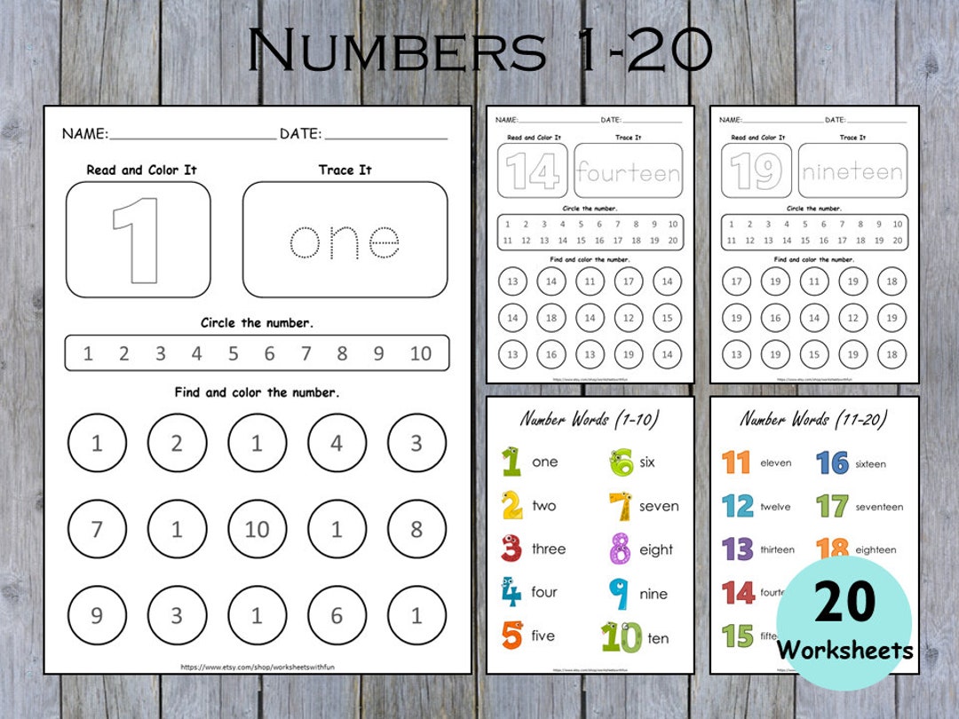Preschool Math Worksheets Printable, Prek Number Tracing, Beginning Math, Counting, Learning ...