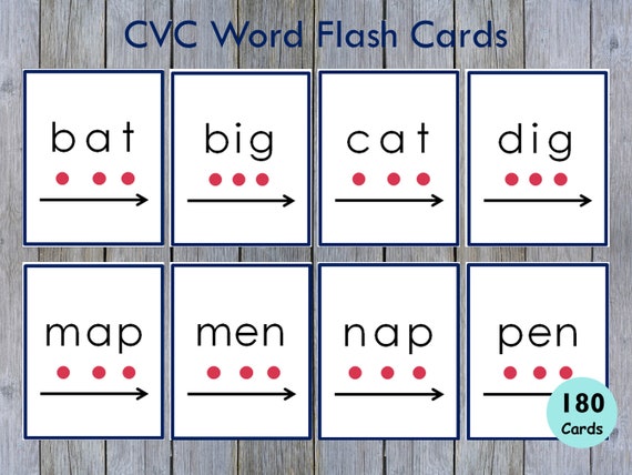 Reading flashcards