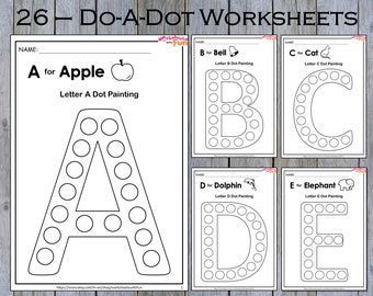 dot marker activity etsy
