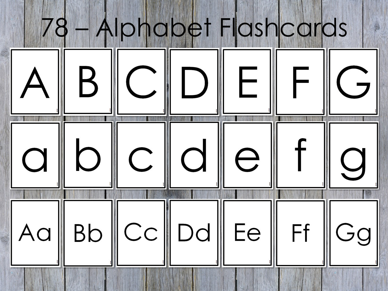 Free Alphabet Printables – Letters, Worksheets, Stencils & ABC Flash Cards   Printable alphabet letters, Free alphabet printables, Free printable  alphabet letters