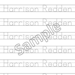 Personalized Name Tracing Worksheets Printable for Preschool ...