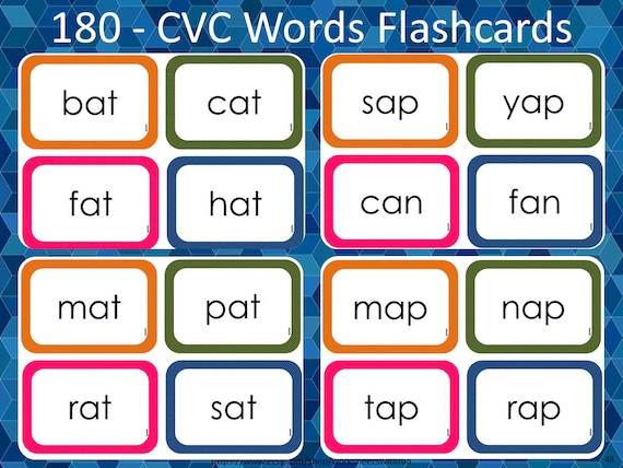 cvc-words-flash-cards-printable-cvc-flashcards-learn-to-etsy