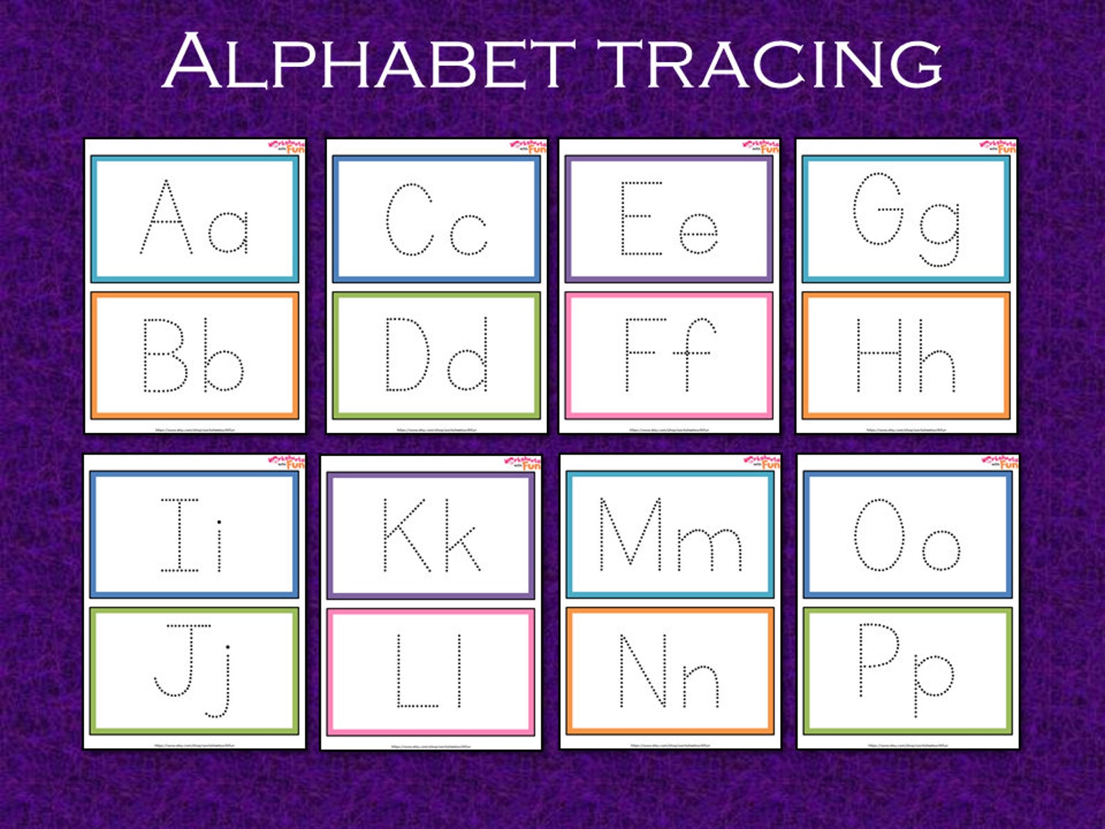 Alphabet Printable Alphabet Tracing Cards For Kindergarten Etsy Alphabet Printable Alphabet Tracing Cards For Kindergarten Etsy