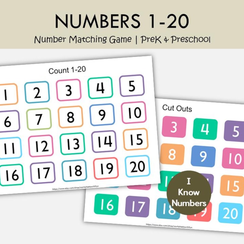 Number Velcro Activity - Etsy UK