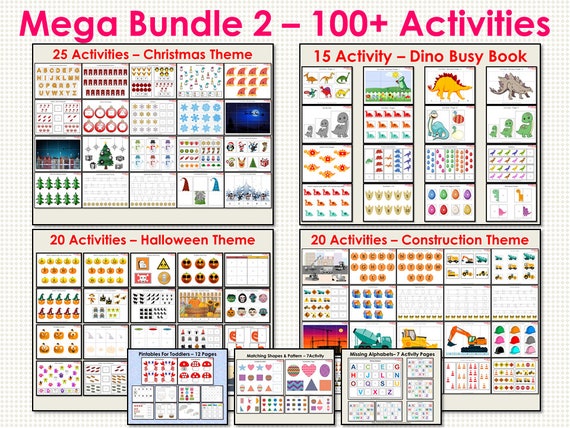 Busy Books Mega Bundle for Toddlers and Preschooler Mega Busy