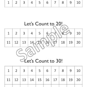 Missing Numbers Worksheets 1-120, Preschool, Kindergarten, Grade 1 ...