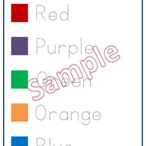 Color Tracing Worksheet, Kindergarten Worksheets, Spellings, Learn to ...