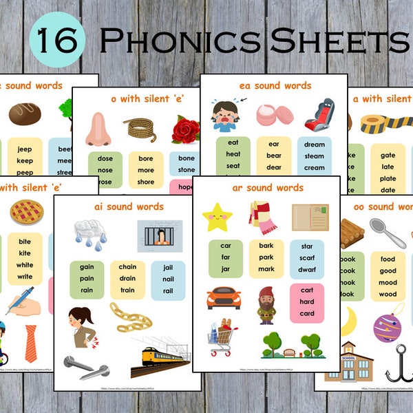 Phonics Poster - Etsy