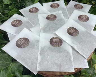 100 Dried Lavender wedding confetti bags-100 packs Glassine Premium dried lavender wedding confetti throws.Diy U Fill with lavender provided