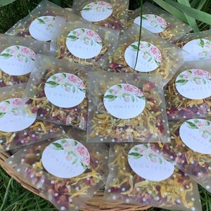 60 sacchetti di coriandoli rosa per matrimonio - 60 sacchetti di coriandoli rossi e rosa essiccati per matrimonio, MIGLIOR RAPPORTO QUALITÀ-PREZZO ONLINE Fai da te Riempi i sacchetti