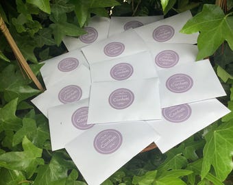 50 lavendelkleurige bruiloftsconfettien in witte ecozakjes PREMIUM confettizakjes gedroogde lavendel voor de beste prijs-kwaliteitsverhouding online. Gedroogd biologisch afbreekbaar
