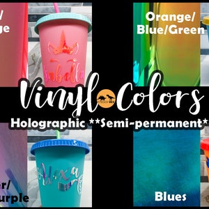 Personalize Color Changing Cups 16oz Personalized gift for goodie bags party favors birthdays school showers holidays image 7