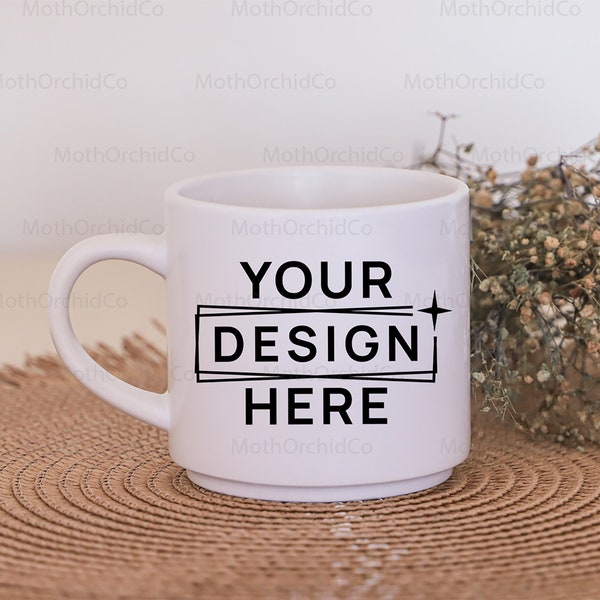 6 oz Coffee Mug Mockup, Tasse Mockup Photo, Blank Mug Mockup, White Mug Mockup, Stock Photo Template, Product Mockup, Digital Download