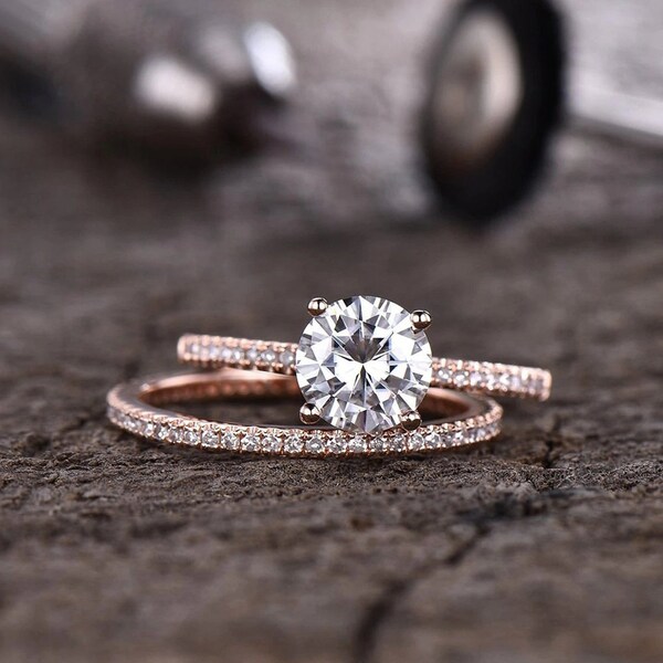 Wedding Ring Set - Etsy