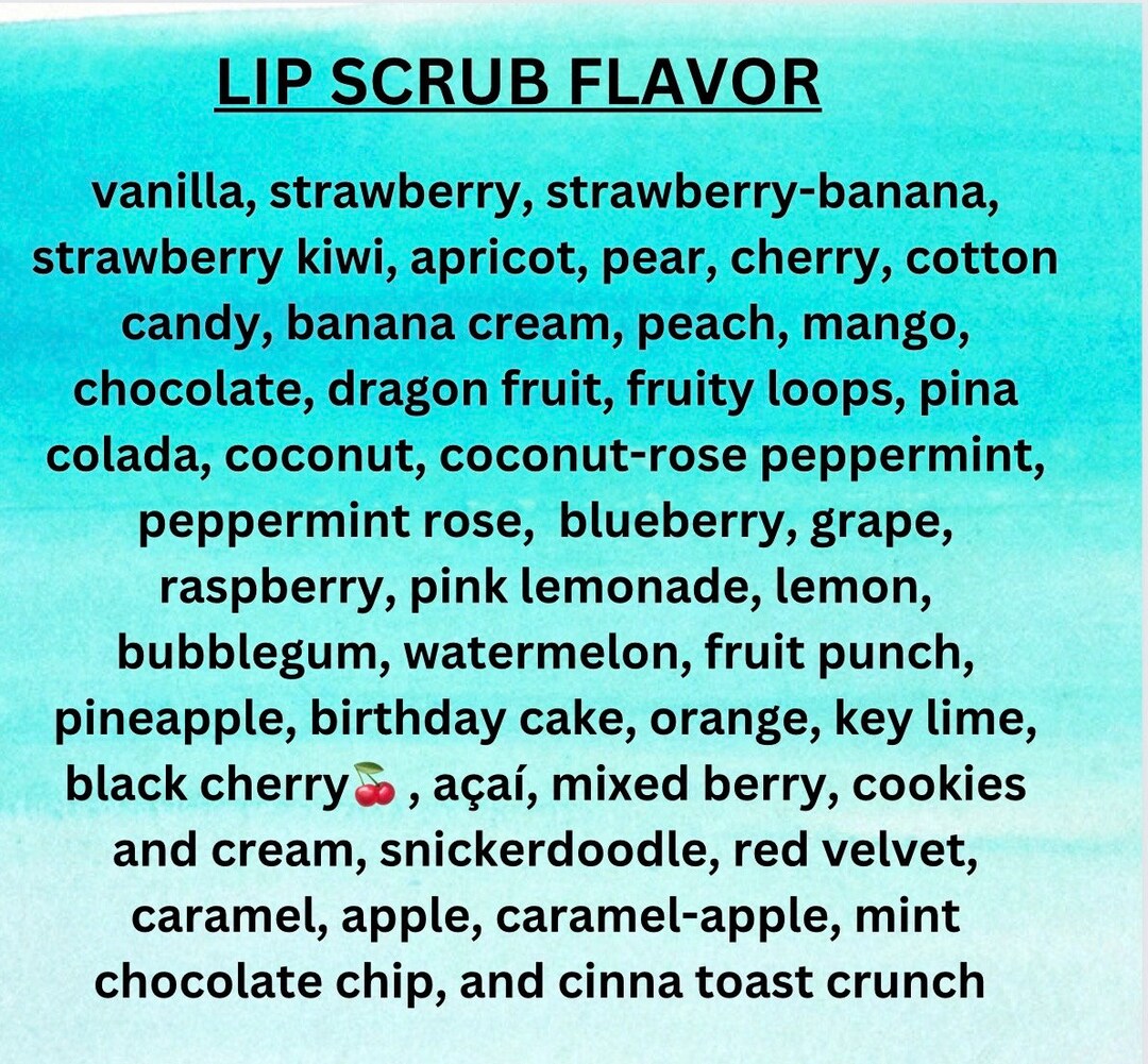 ONE LIP Scrubexfoliating Edible Candy Flavored Mini Sugar Lip Scrubs