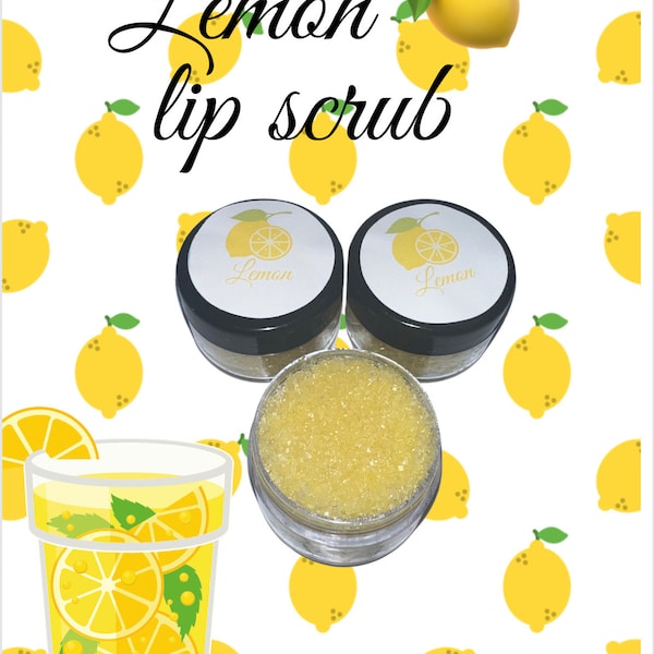 Lip  scrub 15 gram jar, exfoliating sugar scrub