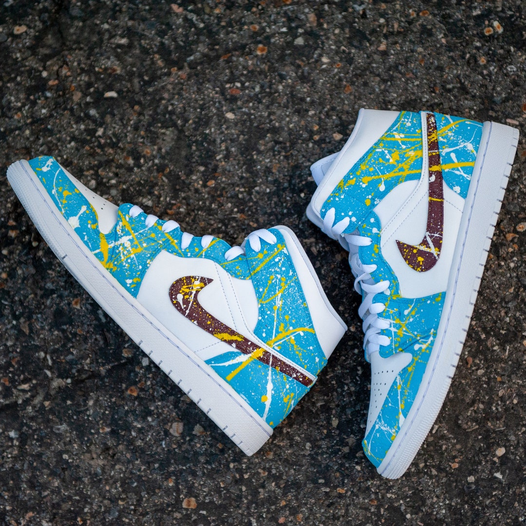 paint splatter jordan 1