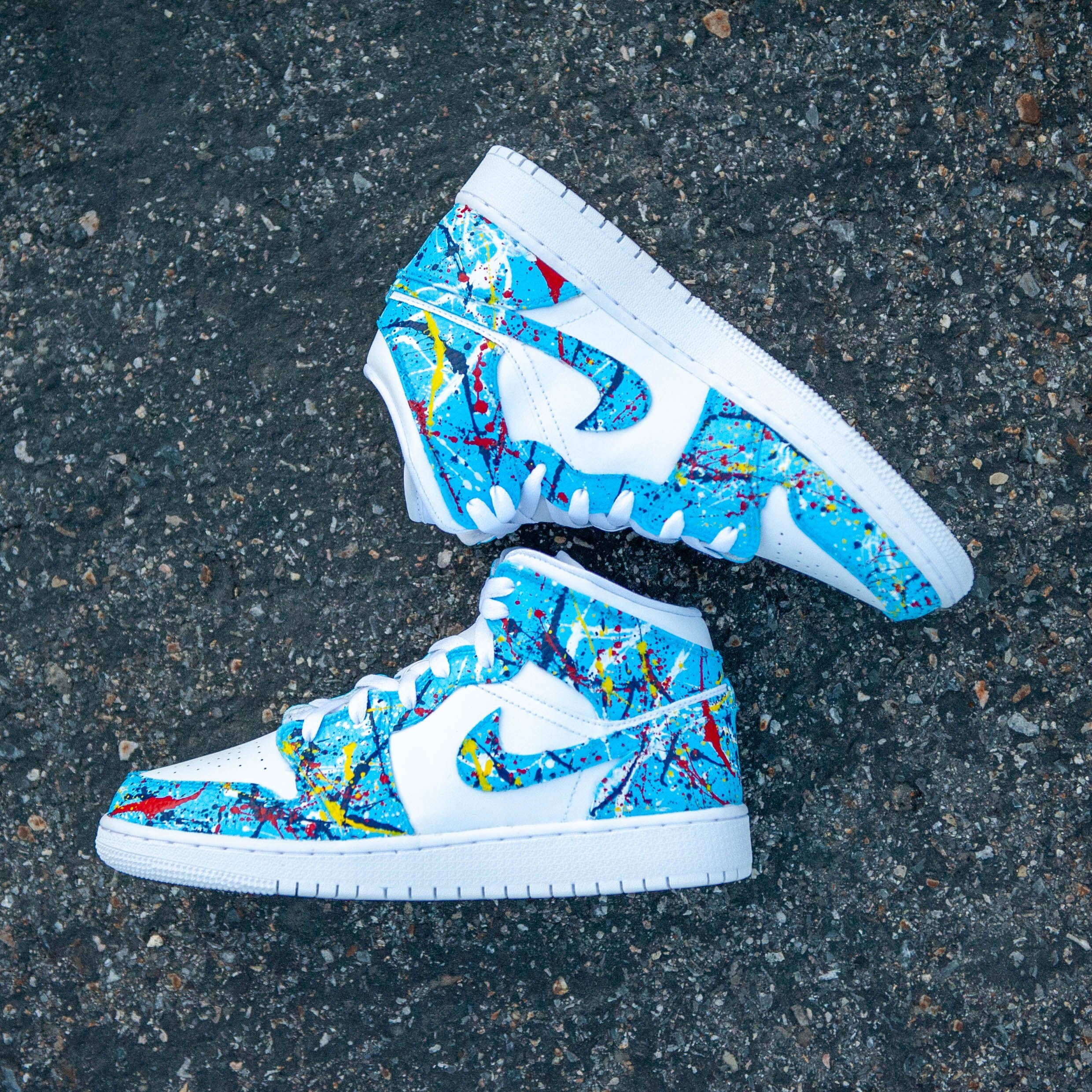 Custom Splatter Paint Jordan 1s Etsy UK