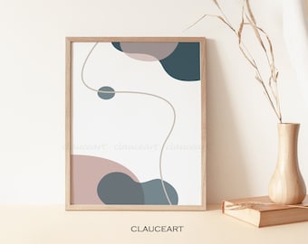 Abstract Wall Art, Living Room Wall Art, Abstract Art, Wall Décor, Minimalist Wall Art, Modern Abstract Art Prints, Printable Wall Art
