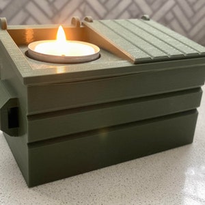 Dumpster Fire Candle Holder