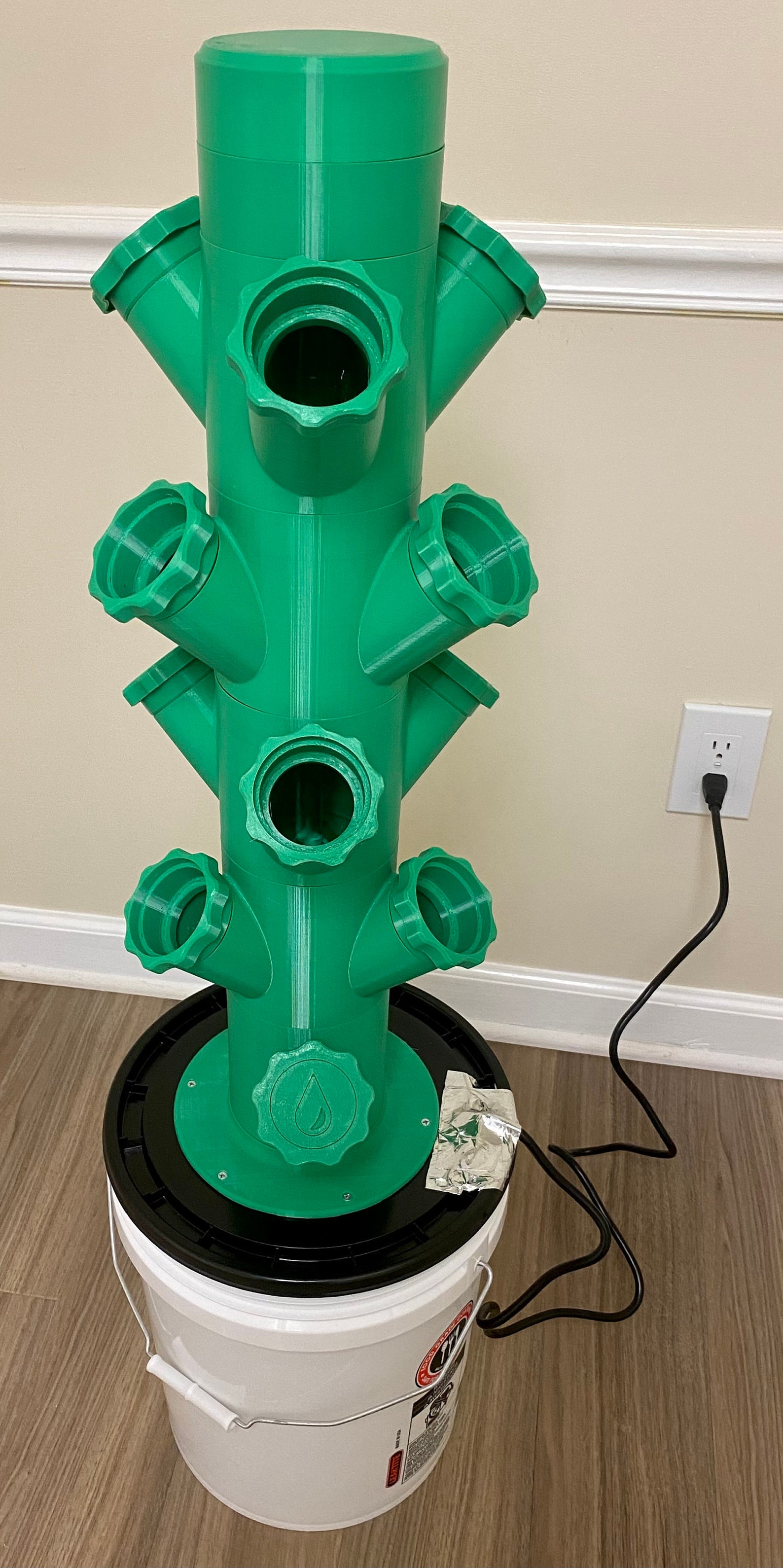 3D Printed Hydroponic Tower Etsy
