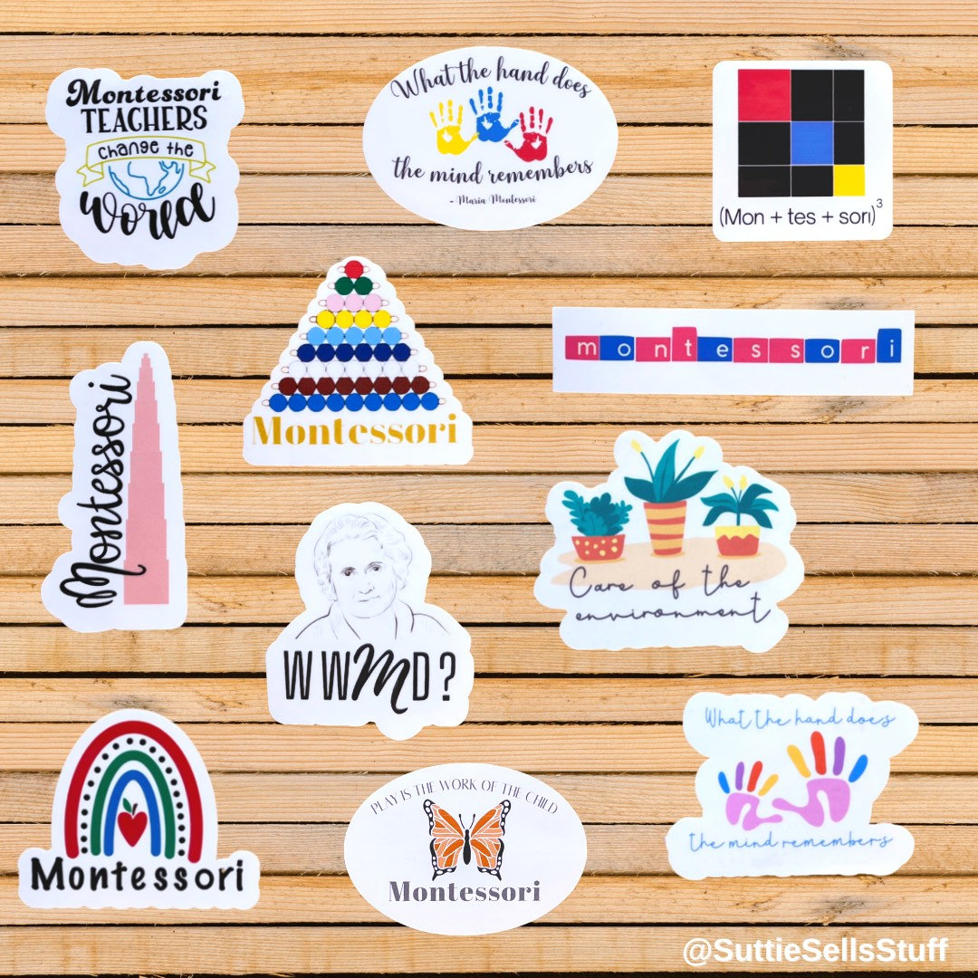 Waterproof Montessori Pink Tower Sticker / Decal - Etsy