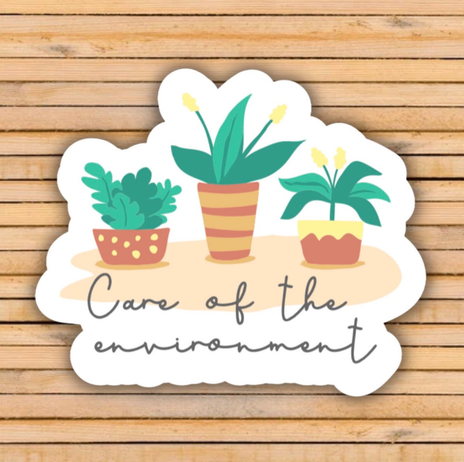 Environment Layout Sticker Care of the Environment Waterproof Montessori Sticker / Teacher Sticker ...