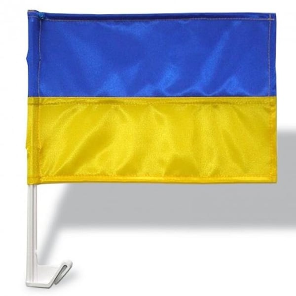 Ukraine Flag for Car 10”x14” Ukrainian National Flags Garden Double Sided Small Indoor Decoration Durable Yard Outdoor Flags