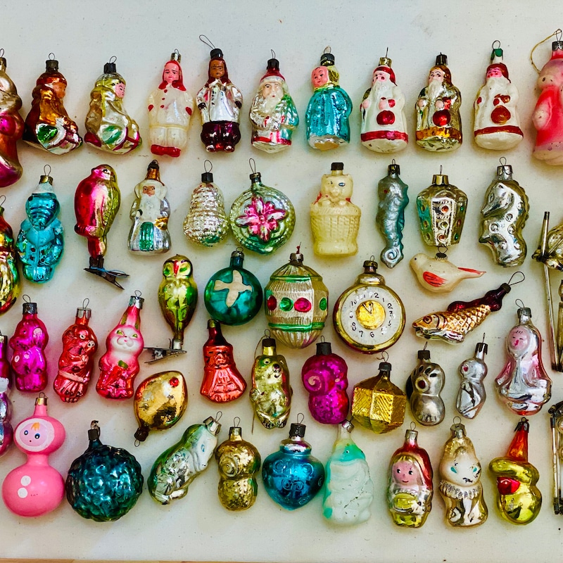 Vintage Christmas Ornaments Etsy — free download