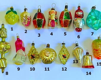 Adornos navideños vintage / Decoraciones navideñas retro coleccionables