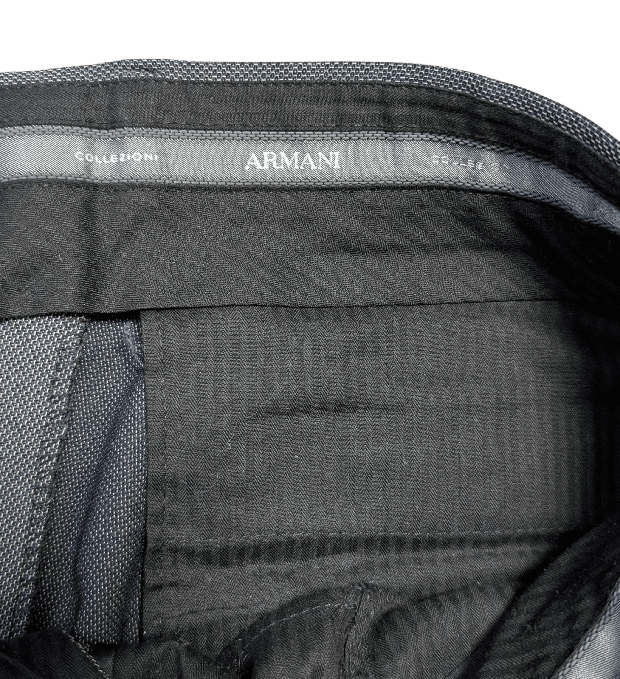 Designer Suits | Vintage Armani Collezioni Grey Wool Suit | Made