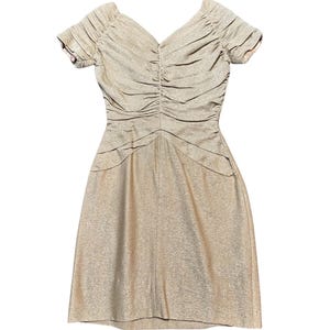 60s Gold Dress - Etsy