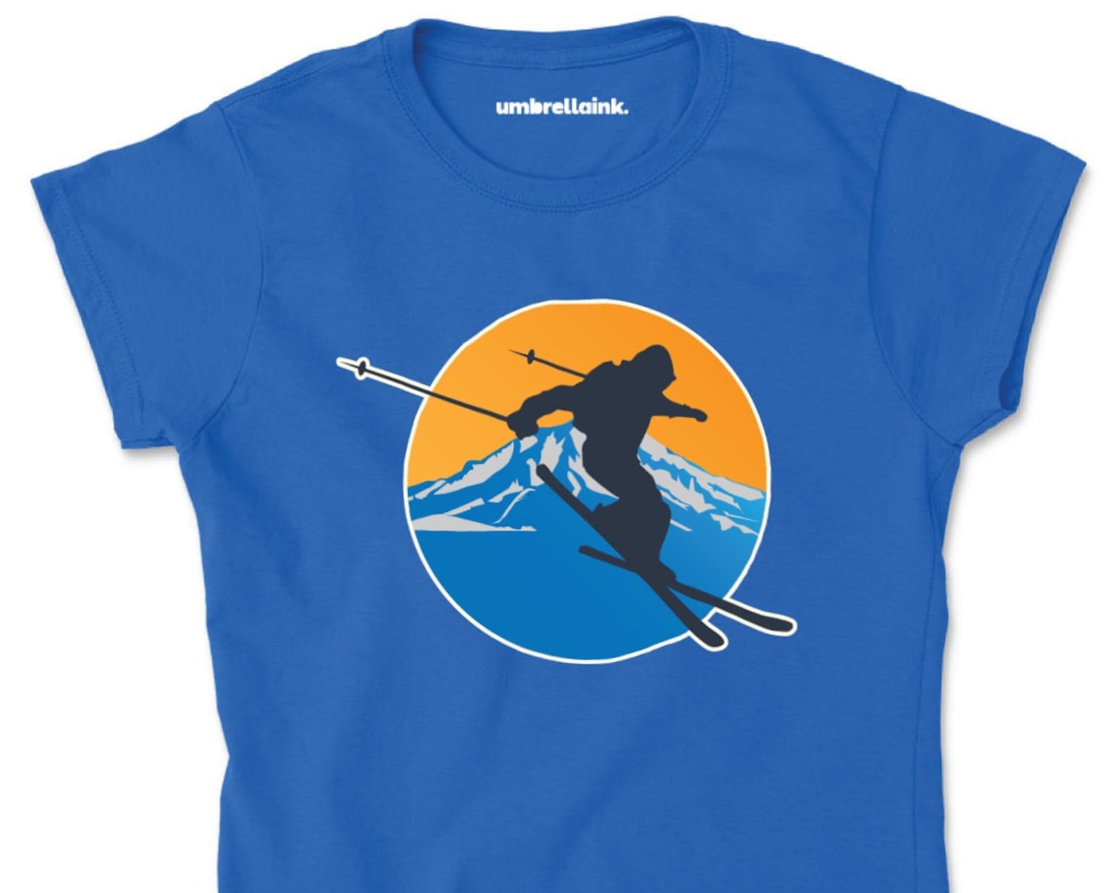 Retro Ski Mountain Sport Womens T-shirts Winter Ski Snow - Etsy