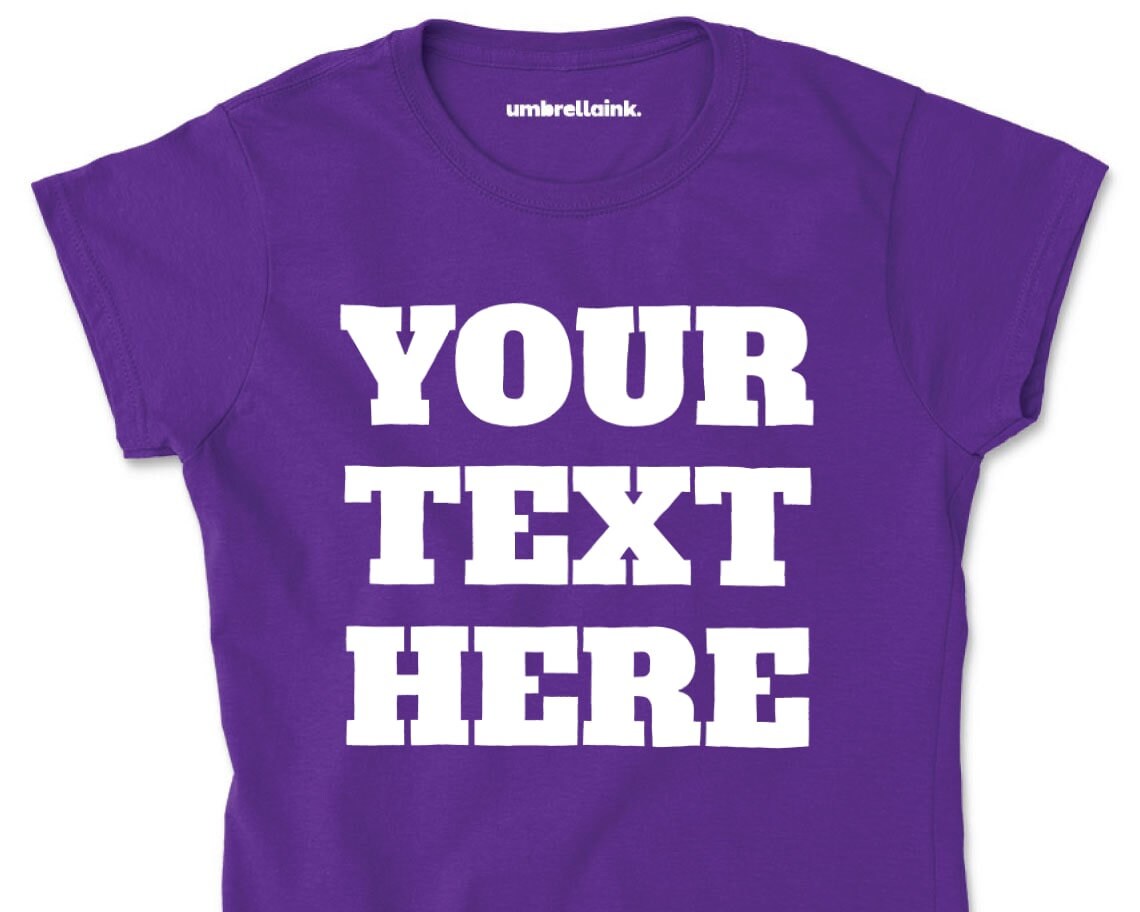 Your Text Here Funny Womens T-Shirts Tshirt Tee Men Women Gift | Etsy