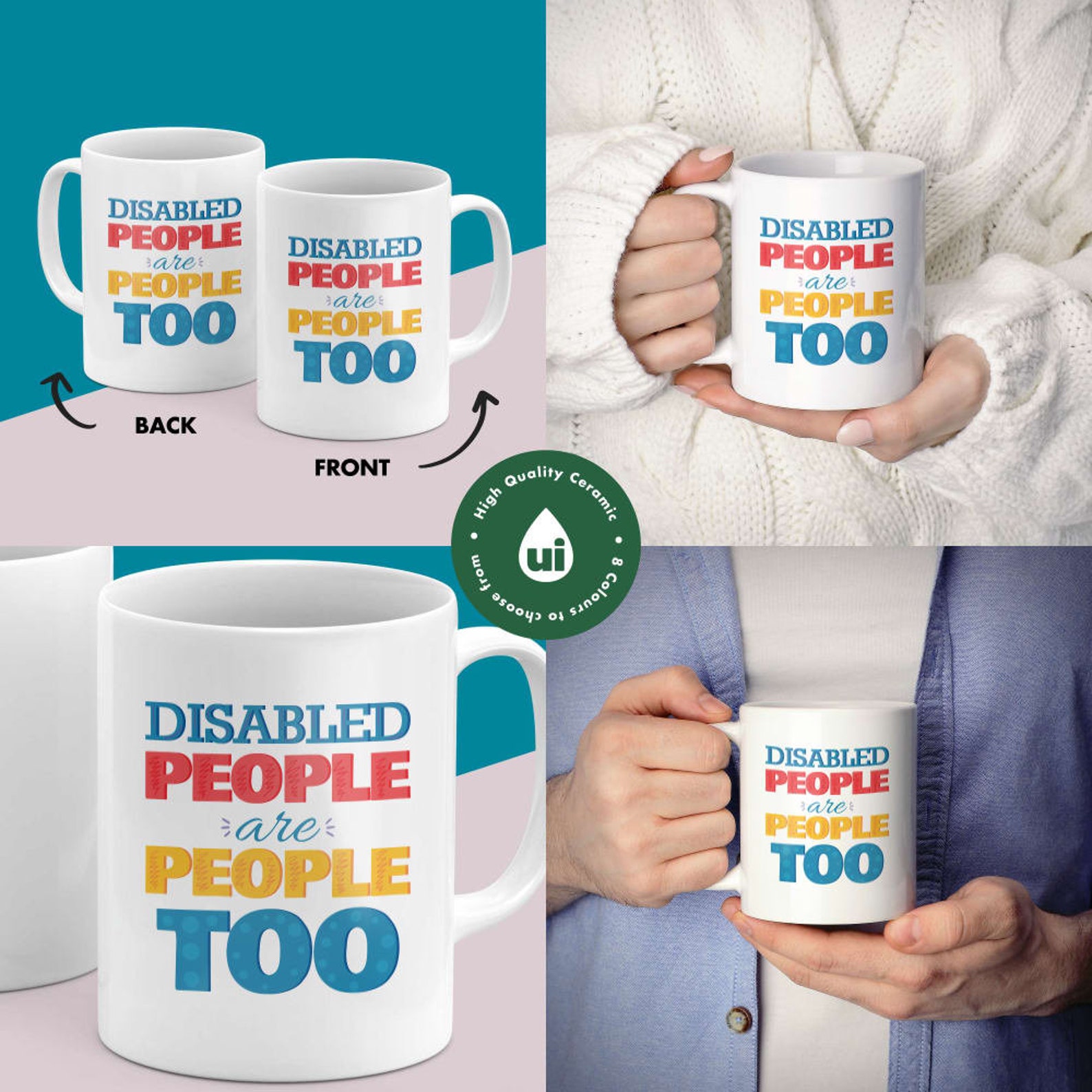 Disabled People Activist Mug Disability Disabled Gift Cup Etsy