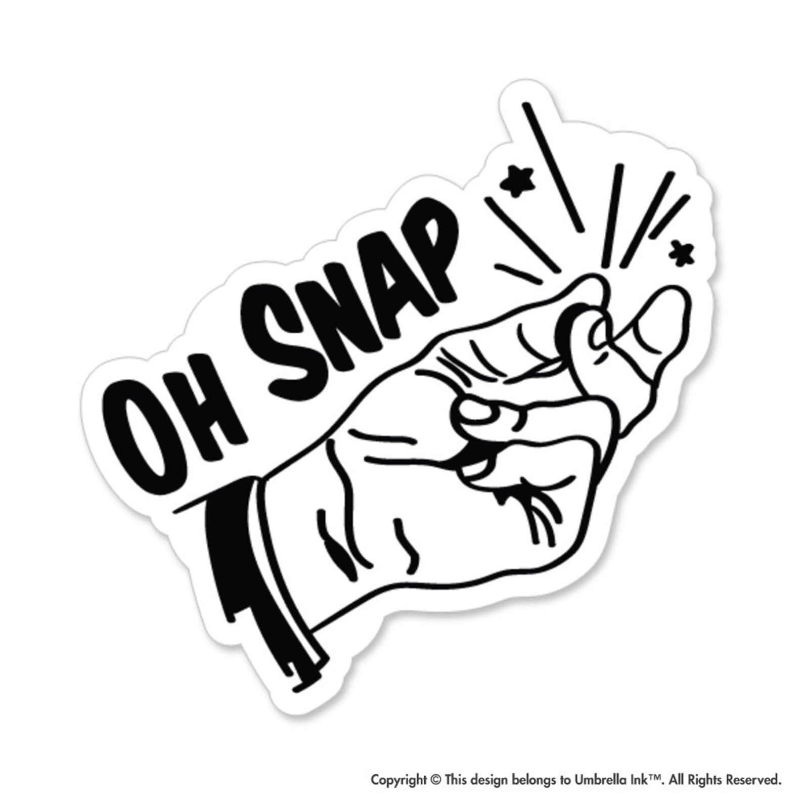 Oh Snap Funny Sticker Decals Car Laptop Bumper Gift Book Etsy UK