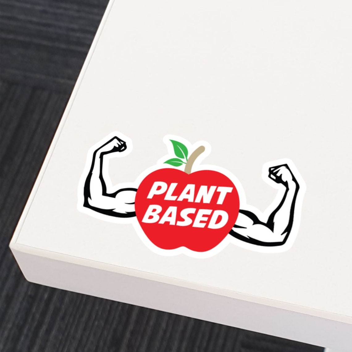 Plant Based Vegan Sticker Food Gifts Decals Bumper Car Funny Etsy