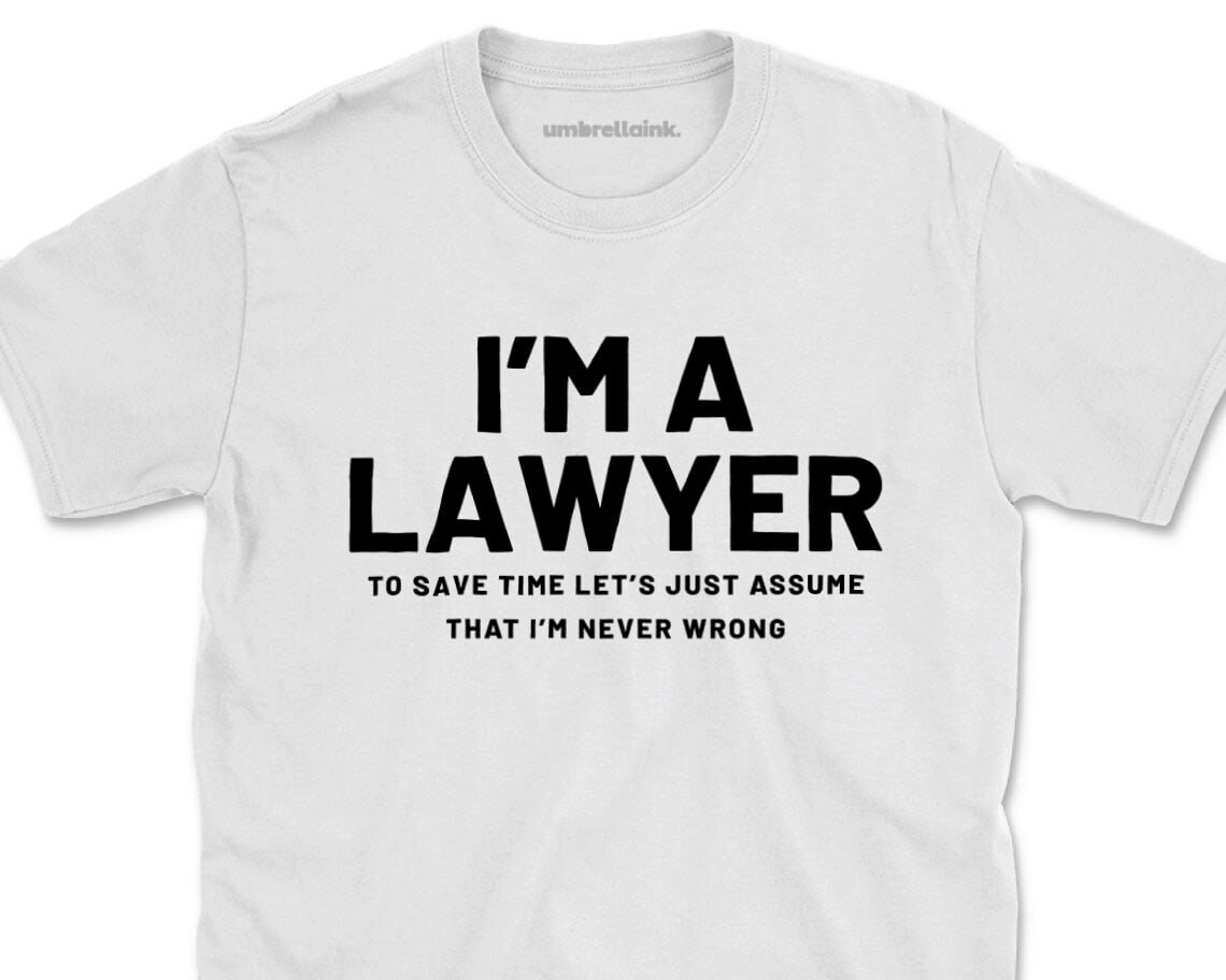 Im A Lawyer Work Mens TShirts Funny Gift Occupation Womens Etsy