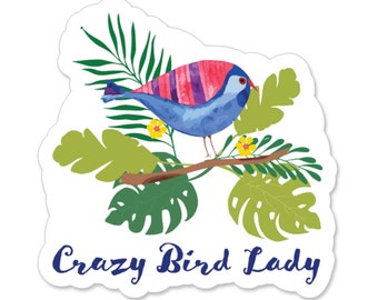 Crazy Bird Lady - Etsy