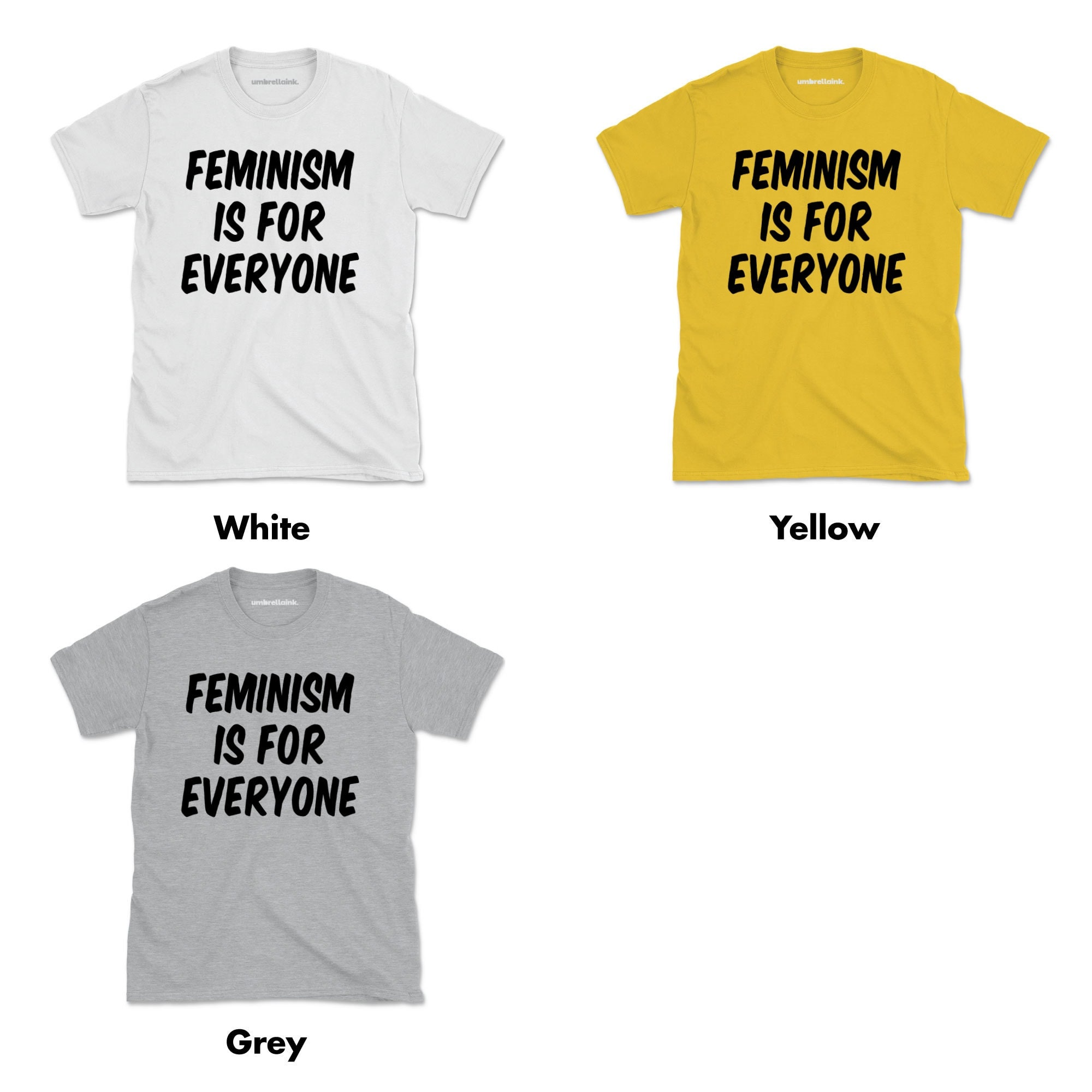 Feminism For Everyone Activist Mens TShirts Feminist Gifts Etsy