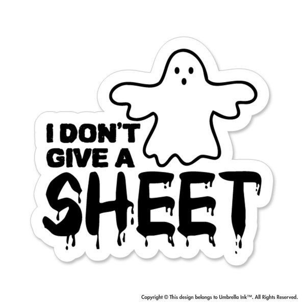 Sheet Ghost Car Decal Etsy