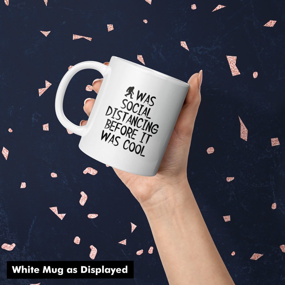 I Was Social Distancing Funny Mug Office Gifts Coffee For Him Her