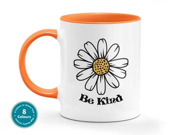 Be Kind Daisy Inspirational Mug Kind Coffee Office Gift Be Kind Daisy Inspirational Mug Kind Coffee Office Gift