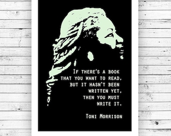 Toni Morrison Imprimir Cita Cartel Si hay un libro que quieres leer cartel de Igualdad Feminismo