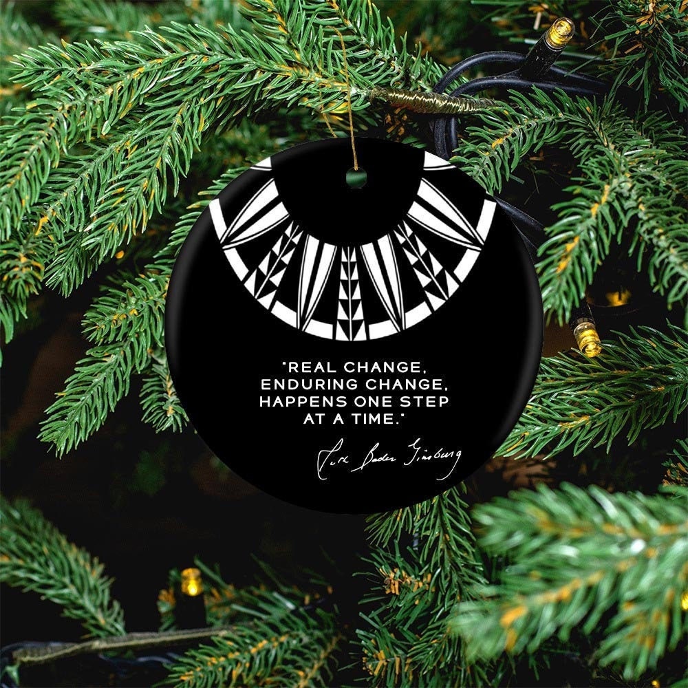 RBG Christmas Ornament Dissent Collar Merry Resistmas Rbg 2022 Etsy