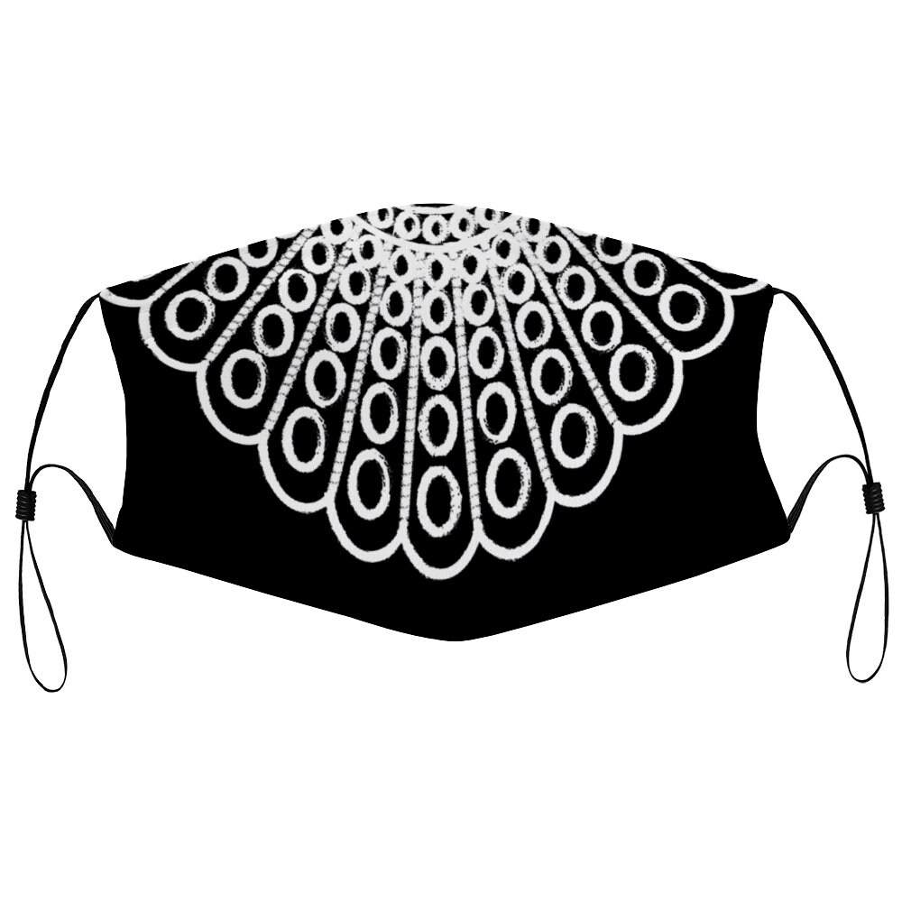 Dissent Collar RBG Face Mask With Filter Ruth Bader GINSBURG Etsy