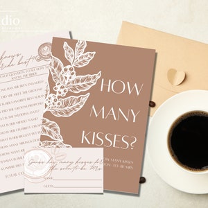 Love is Brewing Brautparty Spiel Vorlagen | Kaffee Hochzeit Dusche Spiele Digital Download | Cafe Party Design