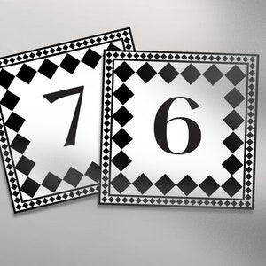 Classic Checker Print Rehearsal Dinner Table Numbers | Black and White Rehearsal Dinner | The Night Before Table Numbers | Digital Template