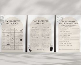 Bride or Die Bachelorette Party Games: Salem Theme (Digital Download)